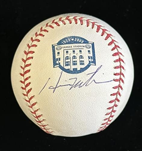 Hideki Matsui NY Yankees ALÁÍRT Hivatalos MLB Stadion Évford. Baseball w/hologram - Dedikált Baseball