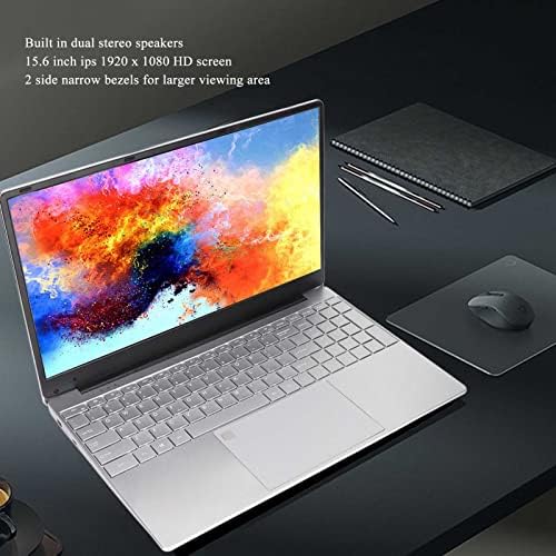 15.6 Ultra Slim Notebook Laptop, Számítógép, N5095 Processzor, Teljes Méretű, Háttérvilágítással Billentyűzet DDR4L 8GB RAM, 128GB SSD,
