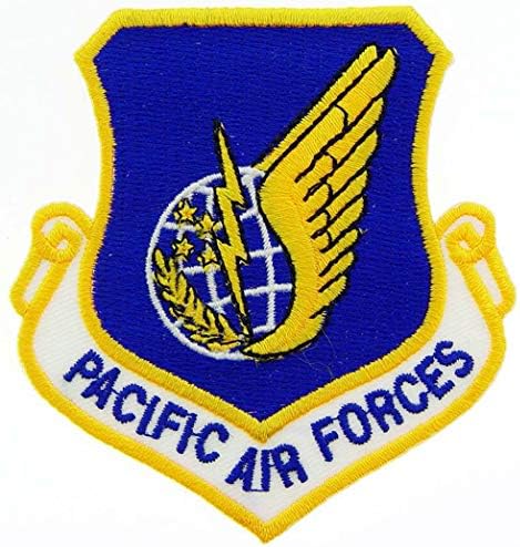 Csendes-óceáni amerikai Egyesült Államok légiereje USAF Pajzs Hímzett Javítás, Vas-A Ragasztó