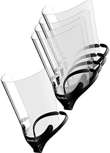 ZShield Wrap - Újrafelhasználható arcvédőt - Made in USA - Teljes Arc Tiszta Lencse & Könnyű Nyak Szerelhető Kialakítás (fültől fülig Lefedettség,
