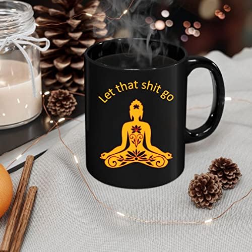 Személyre szabott, Egyéni Érdekel a Jóga Bögre Hát, Hogy Ajándék, Hagyjuk már Ezt a Szart Csésze Kávé a Jóga, a Buddhista Tea Kupa Zen
