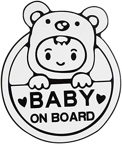 Baby on Board Táblát Autó, Óvatosan Fényvisszaverő Matricák Gyerekek Biztonsági Figyelmeztető Matrica Jelöli a Vezető, hőálló, Tartós,