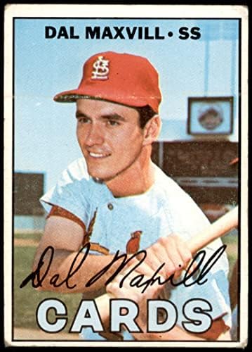 1967 Topps 421 Dal Maxvill St. Louis Cardinals (Baseball Kártya) FAIR Bíborosok