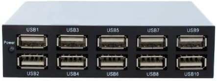 Sedna 10 Port USB 2.0 Belső Hub (Floppy Bay)