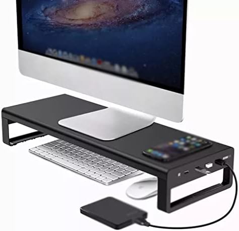 JKUYWX Fém Állvány USB Támogatást, Adatátvitel Töltés, Billentyűzet, illetve Egér Tároló Asztal ( Szín : OneColor , Méret : 1 )