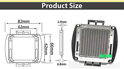 200W 300W 500W UV-Lila LED Izzók Ultraviola Lámpa Chips 395nm 400nm LED (500W(60-65V))