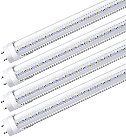 LightingWill LED T8 fénycső 2LÁB, Napfény, Fehér 5000K, Dual-End Powered Ballaszt Bypass, 1000Lumens 10W (24W Egyenértékű Fénycső Csere),
