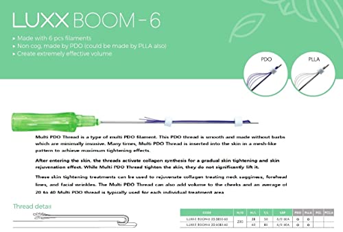 Luxx Multi OEM Bumm Szál Lift/Arc/Hangerő/Nasolabial Fold/Ránc Érdekel/Tompa CL-Típus/20Threads/K-Szépség/Made in S. Korea (23G38mm B6)