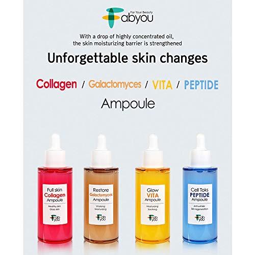 Fabyou Visszaállítása Galactomyces Ampulla 50ml, hidratáló, a Bőr Rugalmasságát, a Bőr Érdekel, Faggyú Eltávolításával, Enyhítése