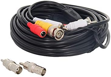 Fielect BNC Video hálózati Kábel Biztonsági Kamera Wire Kábel CCTV DVR Megfigyelő Rendszer Egy Kábel BNC-RCA csatlakozók DC Dugó