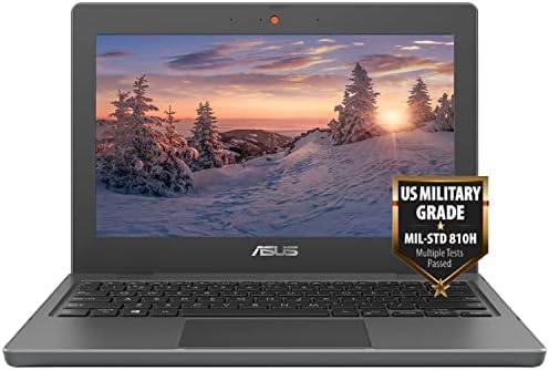 ASUS Tanuló Laptop, 12 hüvelykes IPS Anti-Vakító fény a Szem-Érdekel HD Kijelző, Intel Celeron N4500, Katonai minőség, Tartósság,