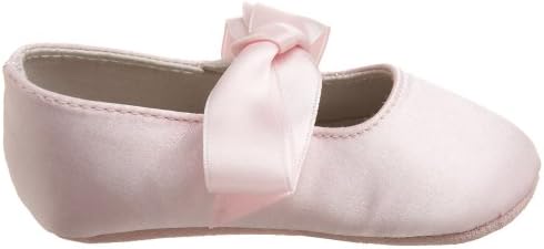 Ralph Lauren Babakelengye baba lányok Briley Puha Talp (Csecsemő/Kisgyermek) balett lakások, Rózsaszín Szatén, 1 Csecsemő M MINKET