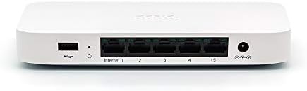 MERAKI MENJ, 5 Port Security Gateway | Cloud Sikerült Tűzfal & Router | Cisco [GX20-HW-USA] & StarTech.com 6U Fali Hálózati Rack