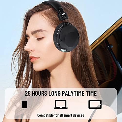 Bzdzmqm Vezeték nélküli Fejhallgató Fejét Szerelt Összecsukható Bluetooth 5.3 Fülhallgató, Surround Sound Fülhallgató All-Inclusive
