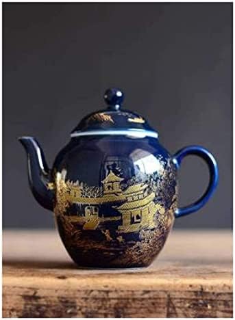 Modern Teáskannák Kerámia Teáskanna Fekete Tea Szűrő, Kézzel Készített Tea Tartozékok Teaware Teáskannák (Szín : Egy)