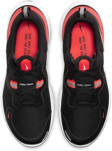 Nike Férfi MilerRunning Cipő, Fekete/Fehér/Vörös Lézer, 12