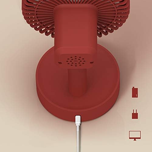 ZHYING USB Levegő Keringető Ventilátor asztali Lámpa Funkció,Csendes hűtőventilátor,120° Rázta Fejét Mini Hűtőtáska 3 Sebesség