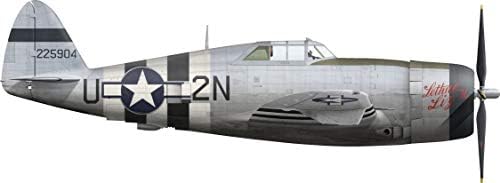 Aircorps Művészeti P-47D Thunderbolt Halálos Liz II Repülőgép Üzemmód Wall Art Matrica | Ajándék a Fiúk, a Pilóták | VILÁGHÁBORÚS