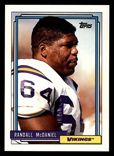 1992 Topps 338 Randall McDaniel Minnesota Vikings (Foci Kártya) NM/MT Vikingek Arizona St