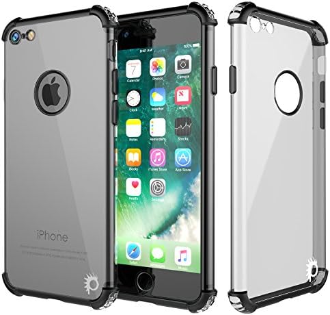 iPhone 8 Esetben Punkcase [Blaze Sorozat] védőburkolat W/PunkShield Screen Protector [Ütésálló] [Slim Fit] Apple iPhone 7/8/6/6s [Fekete]