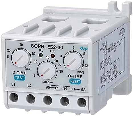 GORS SOPR-SS2-220 Elektronikus Túlterhelés Relé Motor Védő Termikus Túlterhelés Relé(Ensz:90~260VAC) (Méret : 5-60A)