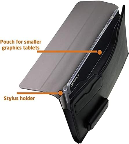 Broonel Bőr Grafika Tablet Tok tartó - Kompatibilis az XP-Pen Csillag G960S Grafikai Rajz Tabletta