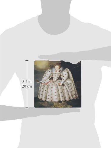 3dRose Erzsébet, Anglia A Ditchley Portré - Egér Pad, 8 8 cm (mp_149536_1)