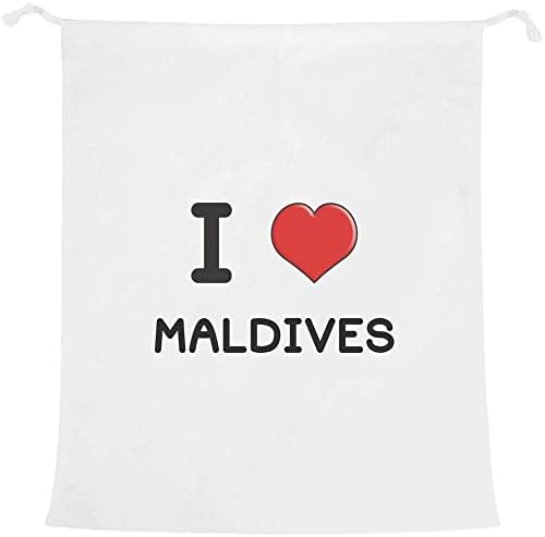 Azeeda 'Szeretem a Maldív-szigetek' Mosoda/Mosógép/Tároló Táska (LB00021330)