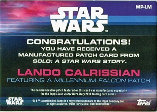 Egyedül a Star Wars Történet Javítás Kártya MP-LM Millenium Falcon Donald Glover, mint Lando