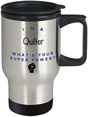 Quilter Utazási Bögre vagyok, Quilter Mi a képessége? Vicces Karrier Bögrék, Ajándék Ötlet Férfiaknak, A Nők Munkatársak