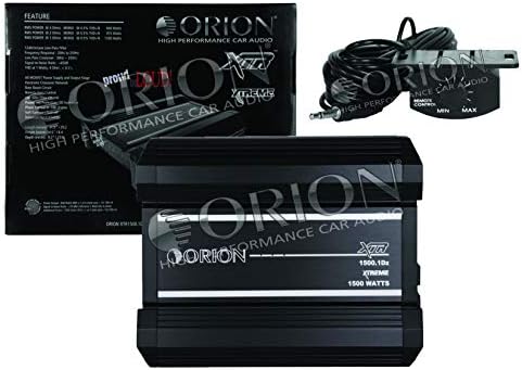 Orion XTR1500.1DZ Monoblokk Stabil, 1 Ohm Nagy Teljesítményű D Osztályú Erősítő 4-Way Áramkör Védelem, valamint a Távoli Subwoofer Vezérlés