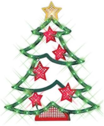 HATÁSA 18 Kivilágított karácsonyfa Csillagok Ablak Sziluett Dekoráció