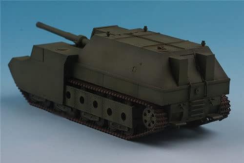5M Hobbi Szovjet SZU-142 Su142 Nehéz Önjáró löveg Kísérleti Tartály 1/72 Gyanta Tank Előre épített Modell