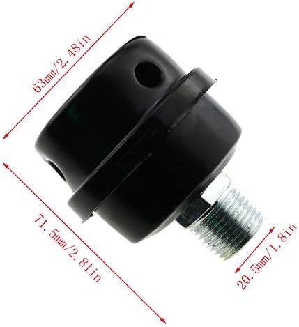 E-kiemelkedő 2-Pack Kompresszor Bevitel Szűrő Zaj Kipufogó Hangtompító 1/2PT 20mm Kompresszor Tartozékok