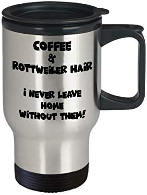 Rottweiler Utazási Bögre - Vicces, Aranyos Tea Csésze Kávé - Tökéletes Utazáshoz, Valamint Ajándékok