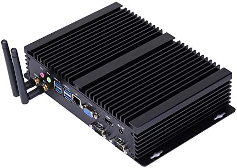 HUNSN ventilátor nélküli Ipari Számítógép, IPC, Mini PC, Windows, 11 vagy Linux Ubuntu, Intel I5 1135G7, IM03, VGA, HDMI, LAN, 2 x COM