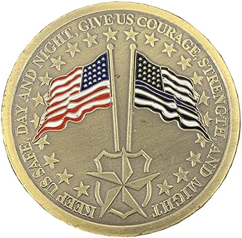 A Rendőrök Kihívás Érme Szent Mihály-Amerikai Zászló