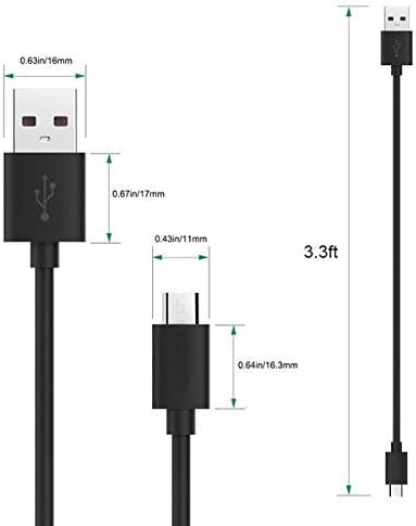 Gyors Töltés MicroUSB Kábel Művek Kompatibilis A Láva Z10 ez Lehetővé teszi a Gyors Töltési Sebesség! (5ft / 1,5 M)