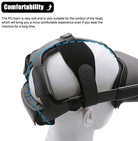 AMVR Fejpánt Heveder, Gravitációs Nyomás Egyensúly Párna Bőr Hab Pad Oculus Quest 1 Tartozékok Fülhallgató, Kényelmes, Puha