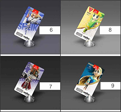 Legend of Zelda Amiibo Kártyák Levegőt, a Vad A Kapcsolót, majd Wii U Pack 18(Super Smash Bros/Link/Bokolin)