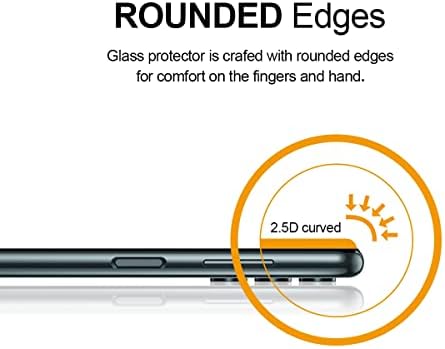 (2 Csomag) Supershieldz Célja a Samsung Galaxy A13 5G / Galaxy A12-es Edzett Üveg kijelző Védő fólia, Anti Karcolás, Buborék