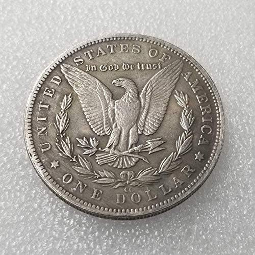 Amerikai Ezüst Dollár 1878 Hobo Koponya Morgan Réz Ezüst Bevonatú Másolat Ajándék számára