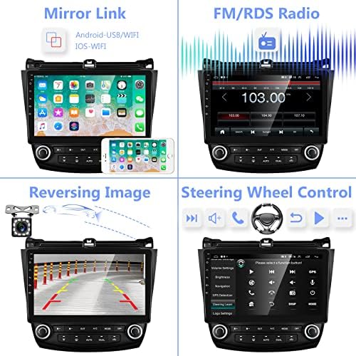Android autóhifi, a Honda Accord 7 2003 2004 2005 2006 2007,podofo 10 Colos érintőképernyő Autó Sztereó Rádió Navigációs GPS Egységek