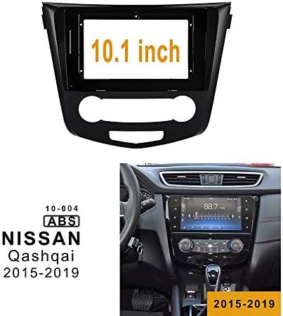 10.1 inch autórádió Fascia Keret Nissan Qashqai 2015-2019 DVD-GPS Navi Játékos Panel Dash Kit Telepítés Sztereó Keret Trim Előlap