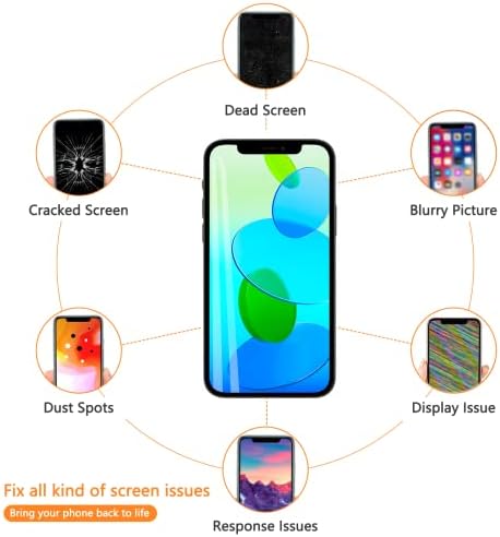 iPhone X Képernyő Cseréje 5.8 inch, Mobkitfp Front LCD-Digitalizáló Kijelző az iPhone 10/X 3D-s Touch & Arcát ID A1865,A1901,A1902