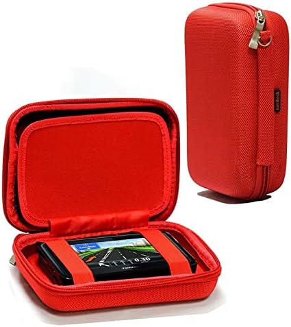 Navitech Piros Nehéz GPS hordtáska Kompatibilis Garmin Zumo XT 5.5