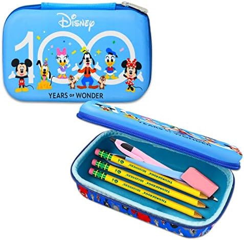 Disney 100 Árut a Csomag a Gyerekek, Fiúk, Lányok - Csomag Disney tolltartó Mickey, Minnie, Több Plusz Matricák, Könyvjelző, Több | Disney