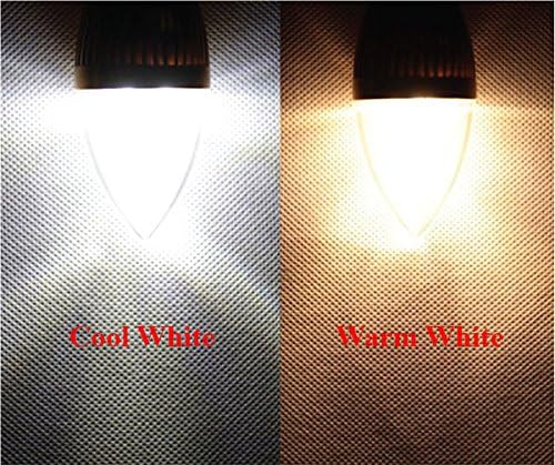 Új E12 6W LED Meleg Fehér Fény Szuper Energiatakarékos Izzó