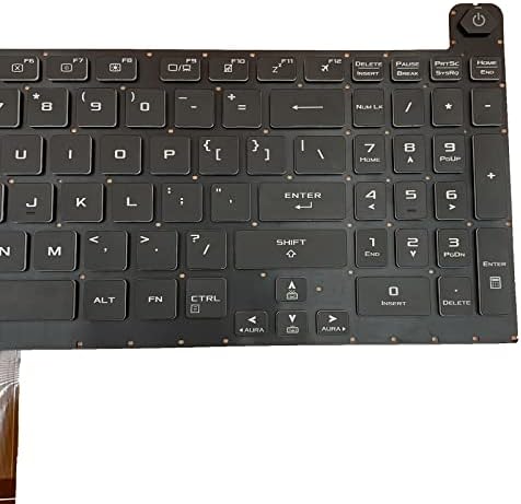 Siakoocty Laptop Csere MINKET Elrendezés Színes Háttérvilágítással Billentyűzet Asus ROG Stirx G17 G713 G713QR G713RX G713RS G713RC