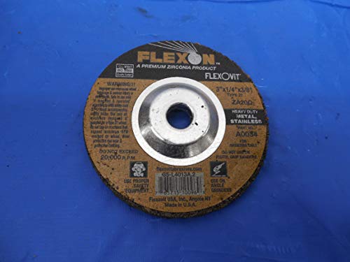 10 db Új FLEXON FLEXOVIT 3 x 1/4 X 3/8 Type 27 A0034 Pad Daráló Kerék